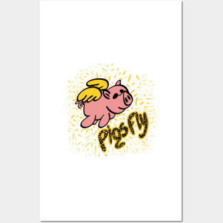 Pigs do fly Posters and Art